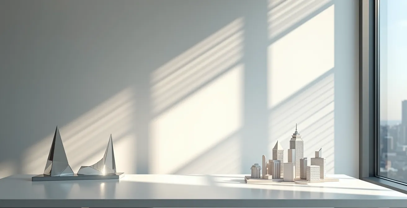 Bureau moderne avec graphiques d'analyse des risques